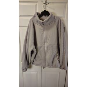 Blogilates x Target Campfire Lavender Fleece Full Zip Jacket 1X